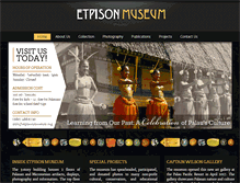 Tablet Screenshot of etpisonmuseum.org